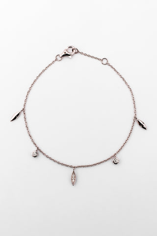 Leaf Charm Bracelet (0245)