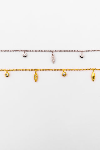 Leaf Charm Bracelet (0245)