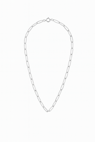 Silver Link Chain Necklace