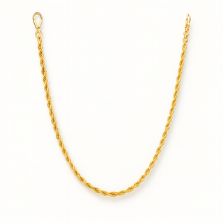 Gold Plated Rope Necklace