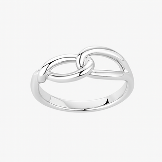 Silver Twist Knot Ring