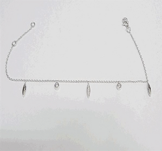 Leaf Charm Bracelet (0245)